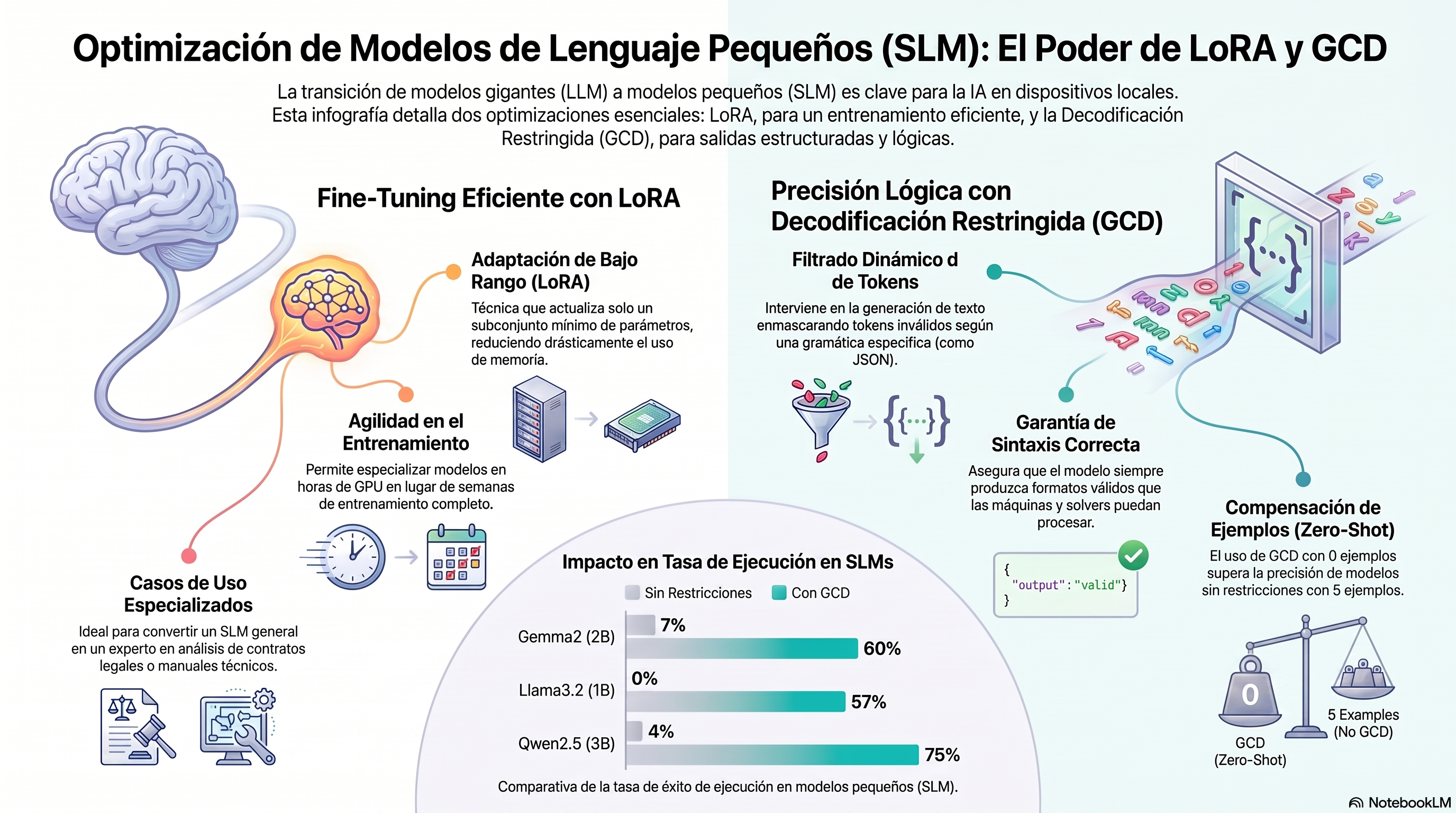 Esquema LoRA y Decodificación